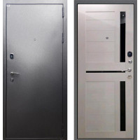 Дверь Rex Титан СБ-18 Серебро антик / Белый ясень