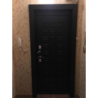 Стальная Дверь АСД Спартак венге темный с порошковым покрытием ПВХ в квартиру