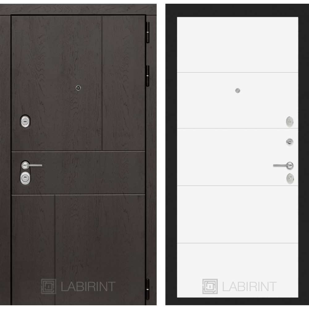 Дверь Лабиринт URBAN 13 - Белый софт