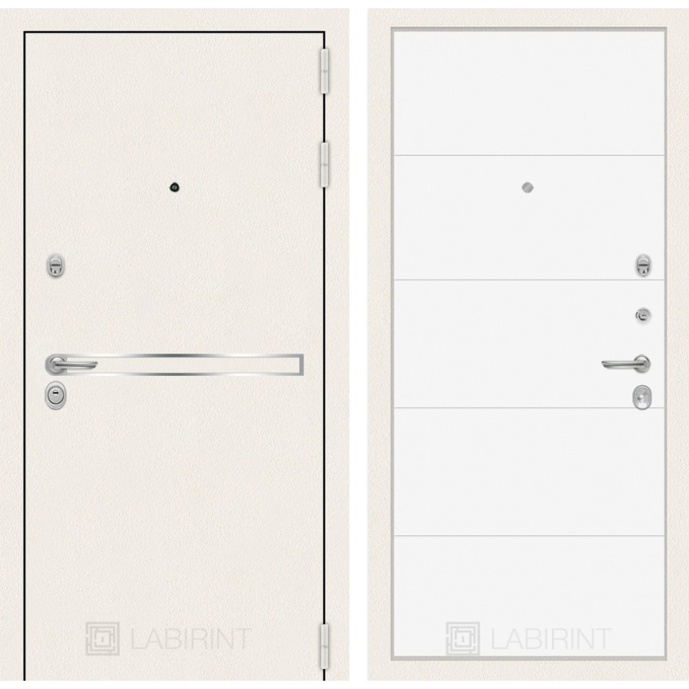 Дверь Лабиринт Лайн WHITE 13 - Белый софт