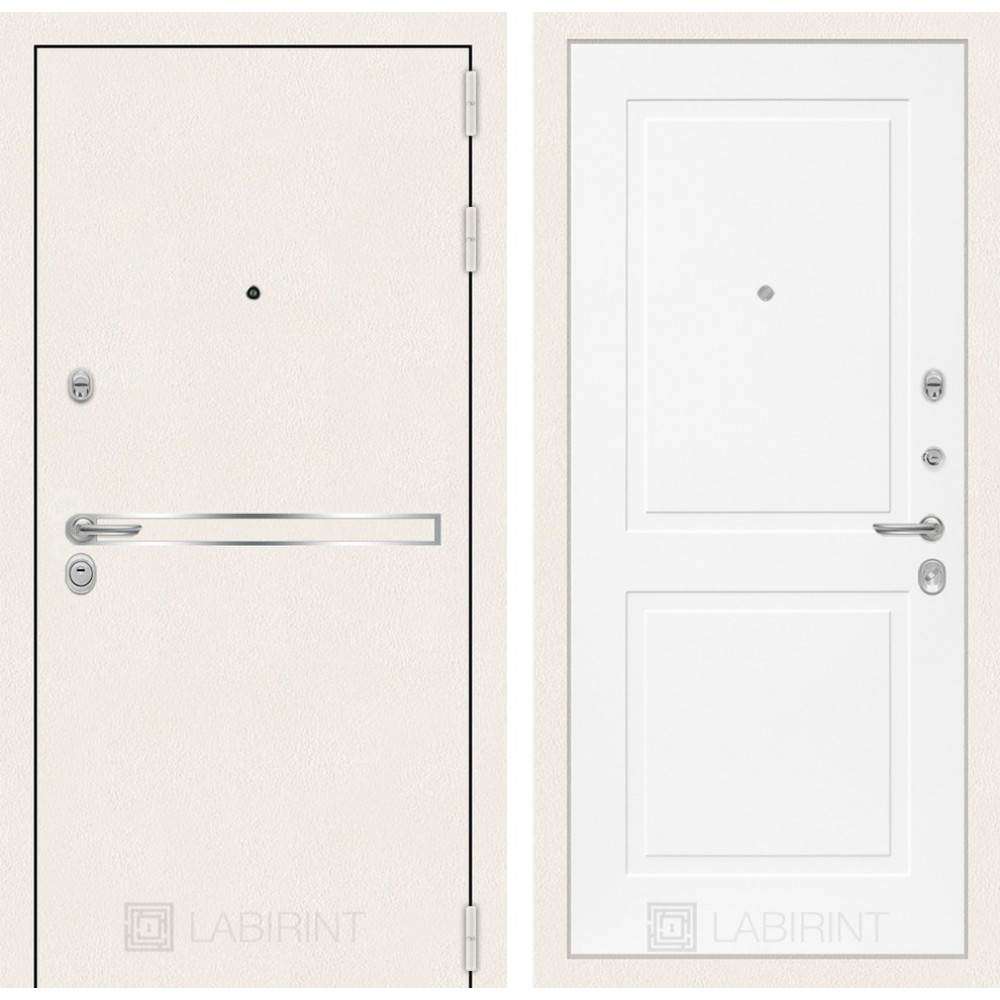 Дверь Лабиринт Лайн WHITE 11 - Белый софт