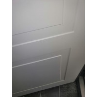 Входная дверь Снедо Лорд 2К шагрень графит/белый матовый RAL 9003
