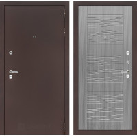Дверь Лабиринт CLASSIC антик медный 06 - Сандал серый
