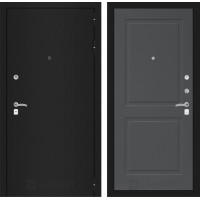 Дверь Лабиринт CLASSIC шагрень черная 11 - Графит софт