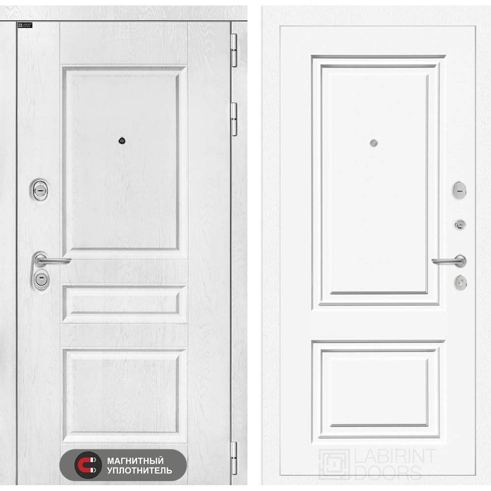 Входная дверь Лабиринт Versal 26 - RAL 9003 эмаль