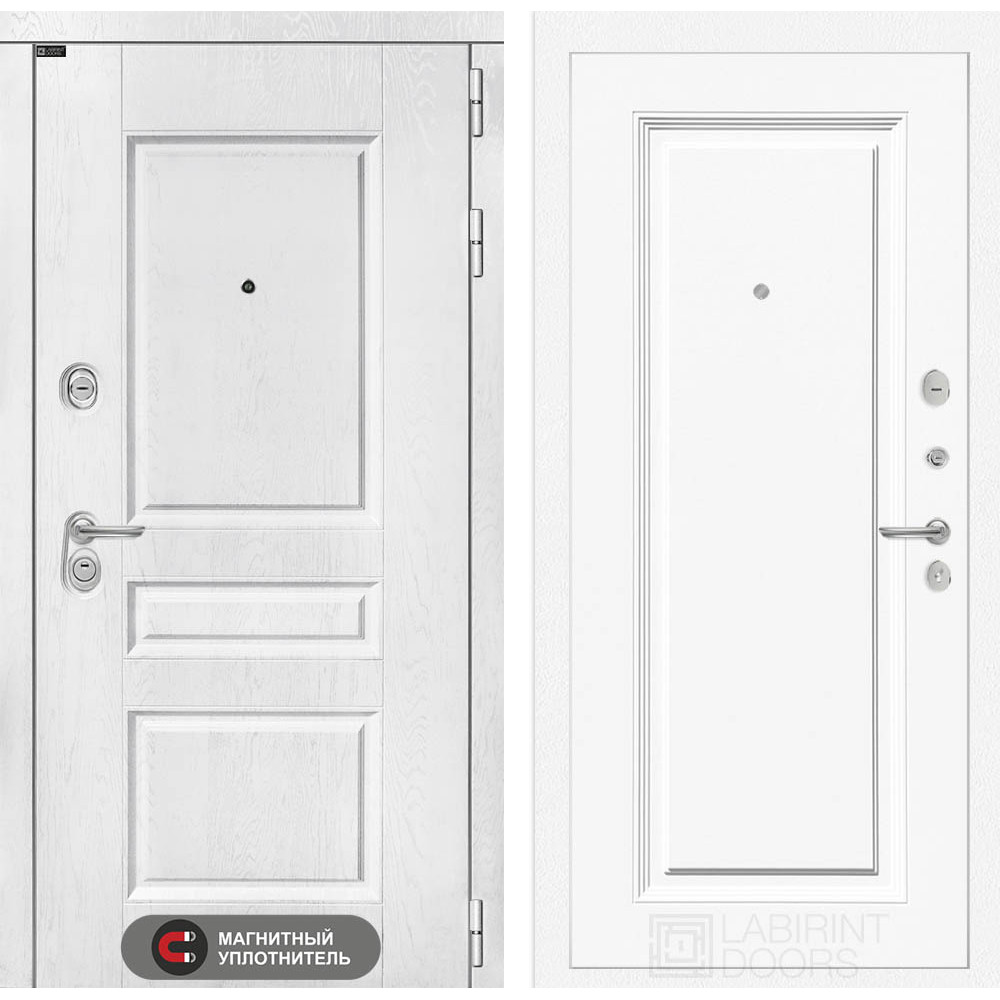 Входная дверь Лабиринт Versal 27 - RAL 9003 эмаль